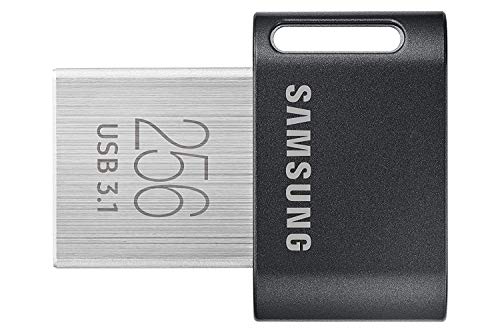 SAMSUNG MUF-256AB_AM FIT Plus 256GB - 400MB_s USB 3.1 Flash Drive, Gunmetal Gray