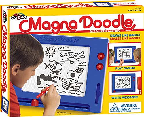 Cra-Z-Art Retro MagnaDoodle - 50 Years of Creative Fun – Classic Magnetic Drawing Board Toy, Ages 3+