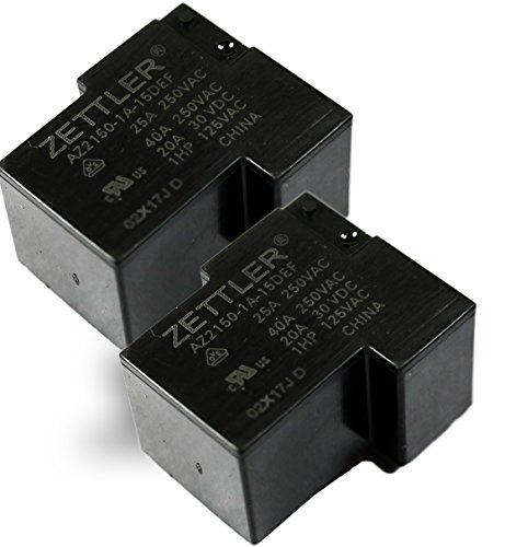 American Zettler AZ2150-1A-15DE 15VDC 256 Ohm 40A SPST-NO THT Power Relay (Pack of 2)