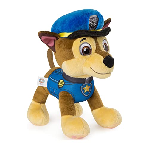 Paw Patrol – 8” Chase Plush Toy, Standing Plush with Stitched Detailing, for Ages 3 and up