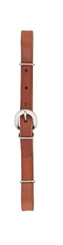 Weaver Leather Straight Leather Curb Strap, Canyon Rose, 4 1_2"