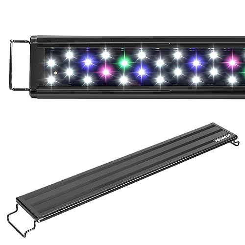 AQUANEAT LED Aquarium Light Full Spectrum for 12 Inch to 16 Inch Fish Tank Light Fresh Water Light Multi-Color