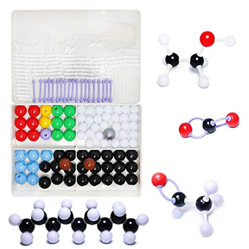 LINKTOR Chemistry Molecular Model Kit, Student or Teacher Set for Organic and Inorganic Chemistry Learning, Motivate Enthusiasm for Learning and Raising Space Imagination (190 Pack)