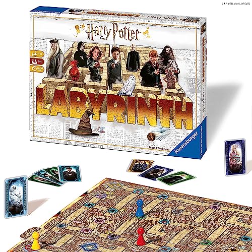 Ravensburger Harry Potter Labyrinth Family Board Game for Kids & Adults Age 7 & Up - So Easy to Learn & Play with Great Replay Value