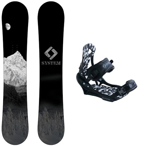 System MTN Snowboard with APX Bindings Men