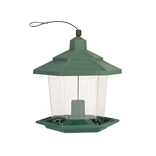 Pennington Earth Smart Petite Ecozebo Bird Feeder Green 2.5 Pounds