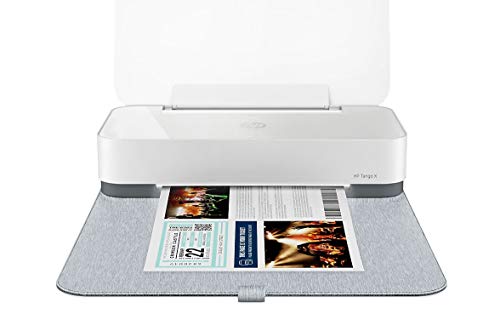 HP Tango X Smart Wireless Printer with Indigo Linen -cover – Mobile Remote Print, Scan, Copy, HP Instant Ink (3DP64A)