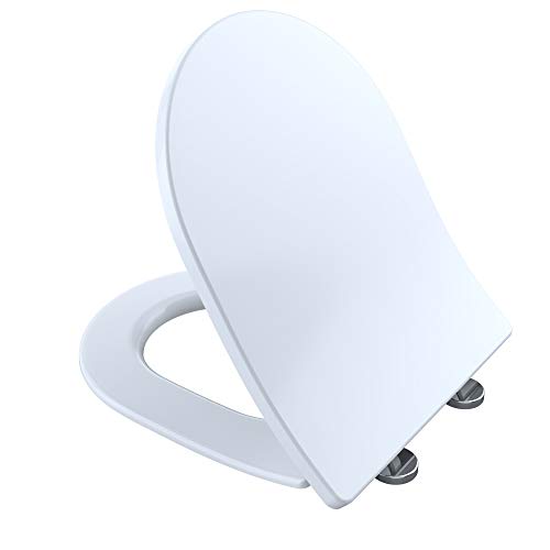 Toto SS247#01 Slim D-Shape Closed-Front Toilet Seat with SoftClose