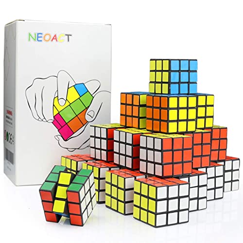 Mini Cube 30 Packs Puzzle Party Toy, Eco-Friendly Material with Vivid Colors, Party Favor School Supplies Puzzle Game Set for Boys and Girls, Ideal Gift for Children (1.18 inch).