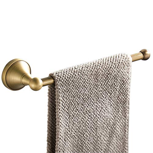 Flybath Open Towel Ring Bar Antique Brass Hanger Holder Wall Mounted, 29 cm _ 11.4 inches, Brushed Bronze