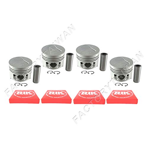 Factorytaiwan Piston + Ring Kit Set STD 78mm for Kubota V1505 (100zz Taiwan Made) X 4 PCS