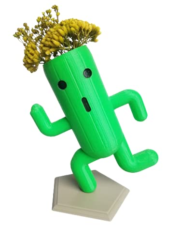 ONESHOT3D Cactuar Final Fantasy Trophy Planter Flower Pot