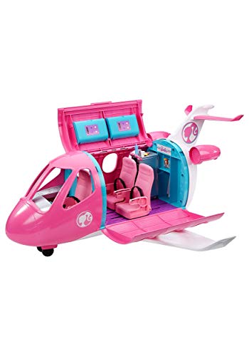 Barbie Airplane Playset, Dreamplane with 15+ Accessories Including Puppy, Snack Cart, Reclining Seats and More (Amazon Exclusive)