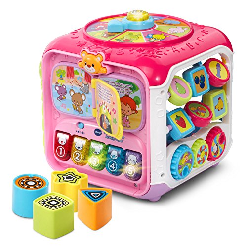 VTech Sort and Discovery Activity Cube (Frustration Free Packaging), Pink