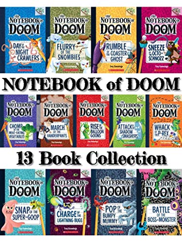 Notebook of Doom Books Complete (13 Book series); Rise of the Balloon Goons; Day of the Night Crawlers; Attack of the Shadow Smashers; Chomp of the Meat-Eating Vegetables; Whack of the P-Rex; and More