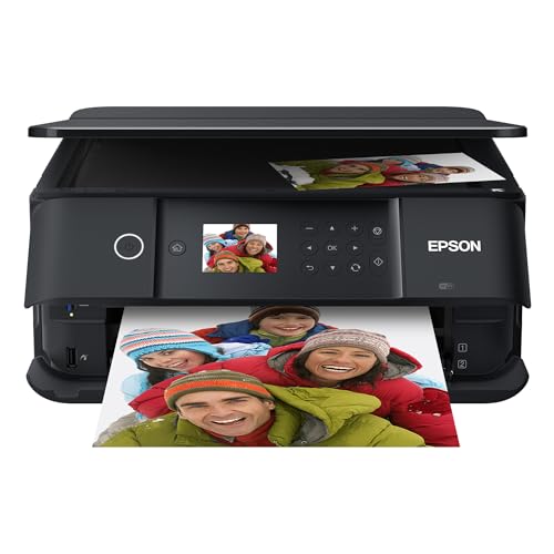 Epson Expression Premium XP-6100 Wireless Color Photo Printer with Scanner and Copier, Black, Medium