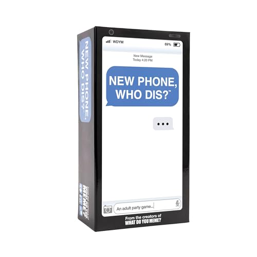 WHAT DO YOU MEME? New Phone, Who Dis? - The 100zz Offline Text Messaging Party Game - Adult Card Games for Game Night, for Party Hosts