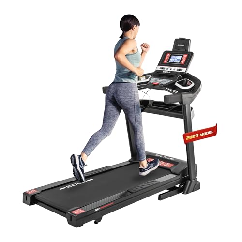 New 2023 Treadmill, Sole Treadmill F63, Foldable Treadmills for Home Use, Bluetooth, Wide Speed Range, Treadmill Foldable, Treadmills for Home with Incline, Home Exercise Treadmill (Sole F63)