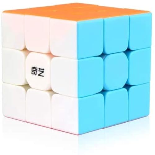 QY Toys Warrior W Speed Cube 3x3- Stickerless Magic Cube 3x3x3 Puzzles Toys (56mm), The Most Educational Toy to Effectively Improve Your Child