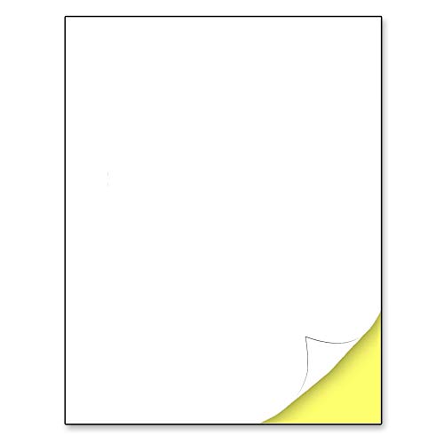 30 Sheets, Printable White Sticker Paper, Laser_Inkjet Printing - Matte, Letter Size (8.5" x 11")