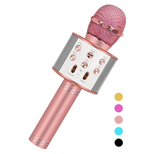 Niskite Kids Microphone for Girl Gifts: 6 7 8 9 10 Year Old Girl Birthday Gift Ideas