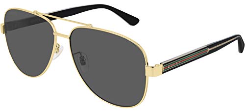 Gucci Sunglasses GG 0528 S- 006 Gold_Grey Crystal