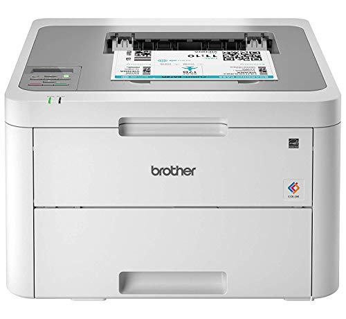 Brother HL-L3210CW Compact Digital Color Printer Providing Laser Printer Quality Results with Wireless (Renewed Premium)