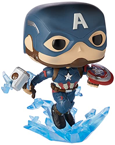 Funko Pop! Marvel: Avengers Endgame - Captain America with Broken Shield & Mjoinir