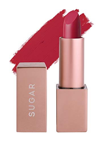 SUGAR Cosmetics Mettle Matte Lipstick - 10 Eirene Superior Pigmentation, Ultra-Light, Smooth Silky Lips