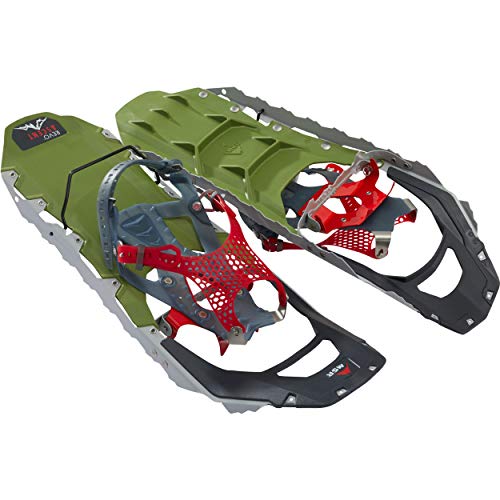 MSR Revo Ascent Backcountry & Mountaineering Snowshoes with Paragon Bindings, 22 Inch Pair, Olive