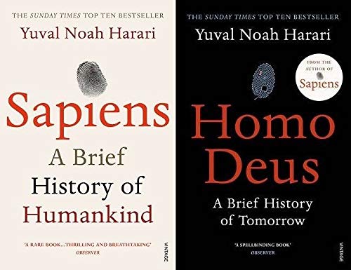 By Yuval Noah Harari A Brief History Of Humankind Sapiens & Homo Deus: A Brief History Of Tomorrowpaperback