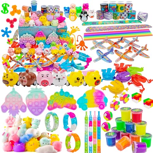 Party Favors Toy for Kids, Treasure Box Prizes for Classroom, Birthday Party, School Classroom Rewards, Carnival Prizes, Pinata Fillers, Treasure Chest, Prize Box Toys, Easter Eggs Fillers