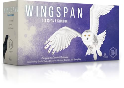 Stonemaier Games: Wingspan European Expansion | Add to Wingspan (Base Game) | 81 Unique New Birds | New Egg Color | Ages 14+, 1-5 Players, 40-70 Mins