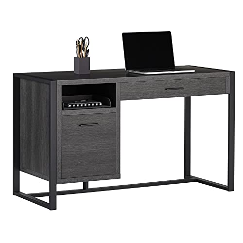 Realspace® DeJori 51" W Writing Desk, Charcoal