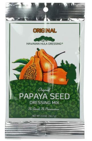 (Pack of 2) Hawaiian Hula Original Papaya Seed Dressing Mix 2.0 Oz.