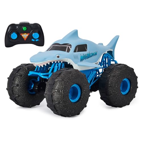 Monster Jam, Official Megalodon Storm All-Terrain Remote Control Monster Truck for Boys and Girls, 1:15 Scale, Kids Toys for Ages 4-6+