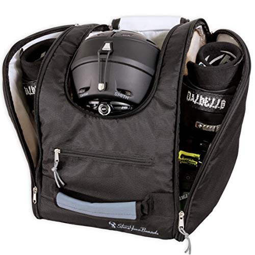 StoreYourBoard Ski and Snowboard Boot Bag, Travel Backpack, Holds Helmets, Boots, Gloves, Jackets, and Accessories