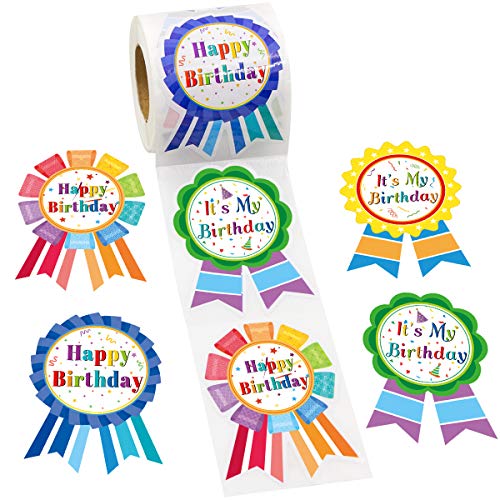 Happy Birthday Badge Stickers It