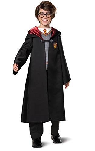 Harry Potter Costume for Kids, Classic Boys Outfit, Children Size Large (10-12) Black & Red