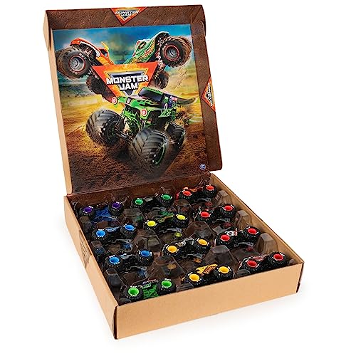 Monster Jam, Official 12-Pack of 1:64 Scale Die-Cast Monster Trucks for Boys and Girls, Kids Toys for Ages 4-6+, Amazon Exclusive