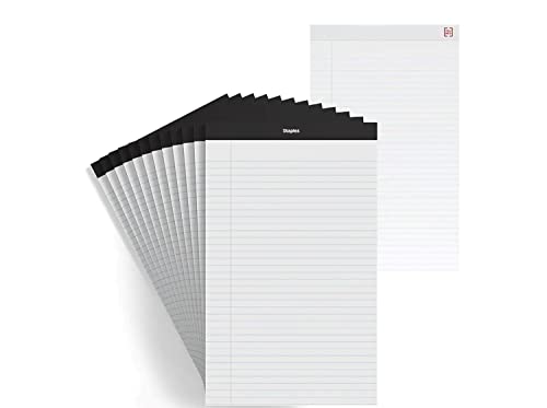 Staples 281303 Notepads 8.5-Inch x 14-Inch Wide White 50 Sh_Pad 12 Pads_PK (51297_26786)