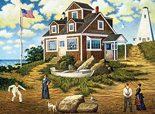 Buffalo Games - Charles Wysocki - A Delightful Day on Sparkhawk Island - 1000 Piece Jigsaw Puzzle