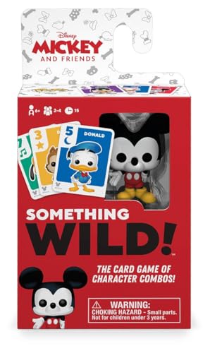 Funko Something Wild! Disney Mickey & Friends with Mickey Mouse Pocket Pop! Card Game for 2-4 Players Ages 6 and Up