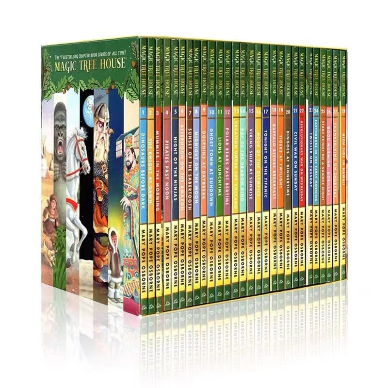 A Library of Magic Tree House Collection 28 Books Box Set