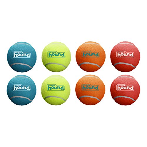 Outward Hound Squeaker Ballz Fetch Dog Toy, XS, 8-Pack