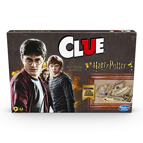 Hasbro Gaming Clue: Wizarding World Harry Potter Edition Board Game | Family Games for Kids, Teens, and Adults | Mystery Games | Ages 8 and Up | 3 to 5 Players