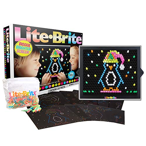 Lite Brite Ultimate Value Retro Toy, 12 Seasonal Templates, Peg Pouch, Amazon Exclusive, Light up Creative Activity Toy, Educational Stem, Gift for Girls and Boys, Ages 4+