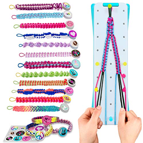 VERTOY Friendship Bracelet Making Kit for Girls - Cool Arts and Crafts Toys for 6 7 8 9 10 11 12 Years Old, Bracelet String and Rewarding Activity, Best Birthday Gifts for Teen Girls