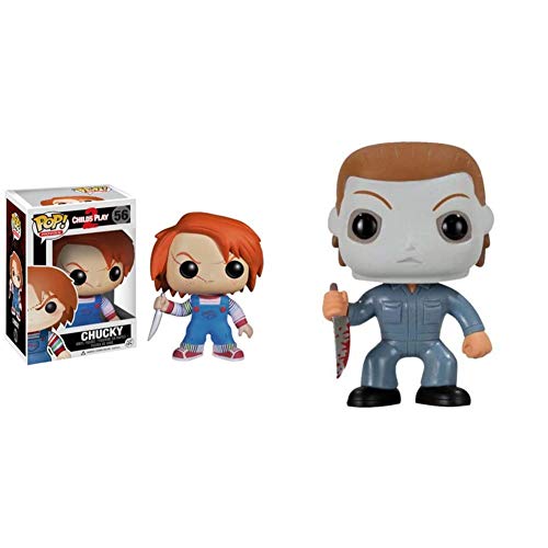 Funko POP Movies: Chucky Vinyl Figure & 2296 Pop Movies: Halloween - Michael Myers Action Figure