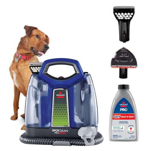 Bissell SpotClean ProHeat Full-Size Floor Cleaning Appliances, Blue